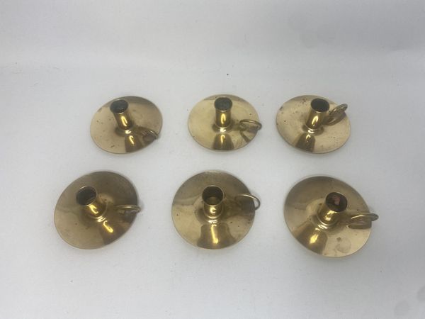Vintage kuvertlysestaker i messing